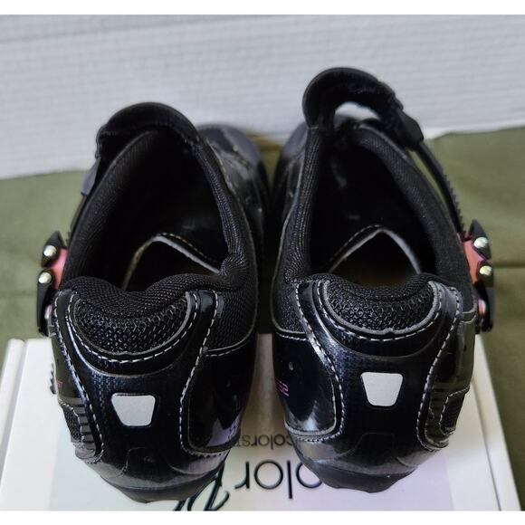 Shimano Women's Cycling Shoes 41 SPD Cleats Ratchet Buckle Road Spin Bike - Picture 4 of 6